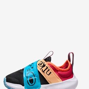 Nike Active flex toddler Blue and Black Sneakers with Orange Accents- sold out